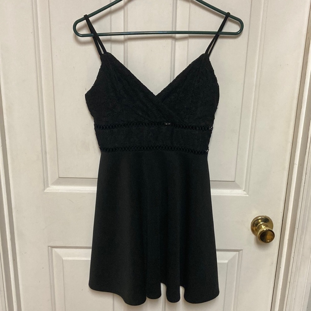 Elegant Black Lace Dress